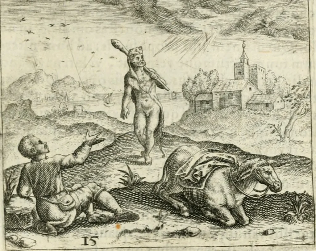 An illustration from Dionysii Lebei-Batillii regii mediomatricv praesidis Emblemata, 1596, leaf 42