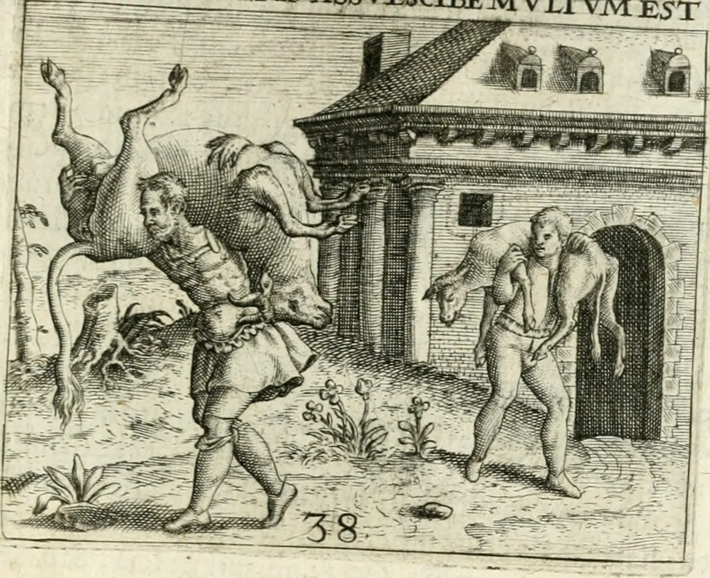 An illustration from Dionysii Lebei-Batillii regii mediomatricv praesidis Emblemata, 1596, leaf 88