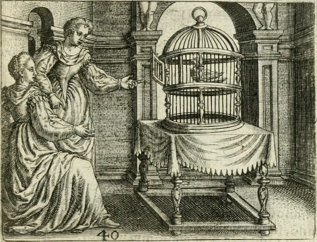 An illustration from Dionysii Lebei-Batillii regii mediomatricv praesidis Emblemata, 1596, leaf 92