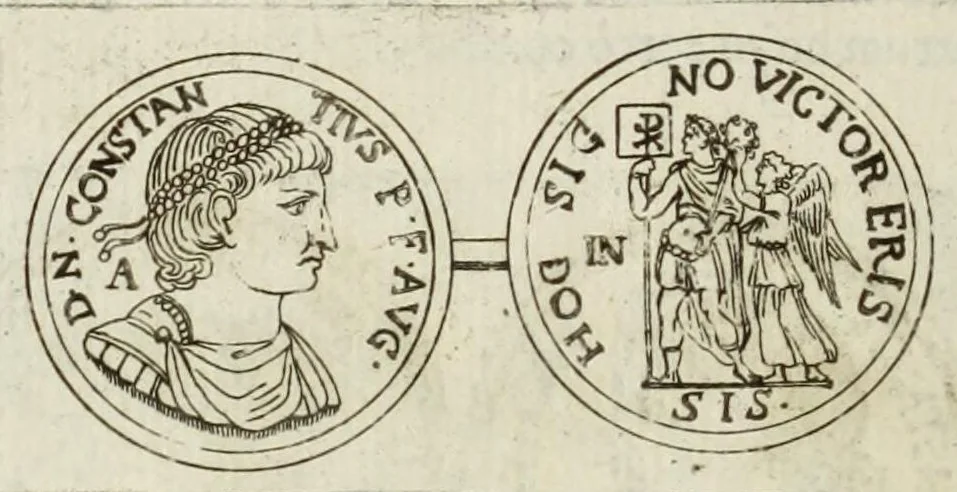 An illustration from Dios genethlia : Natalitia Iovis, in numismate imp. Antonini Caracallae expressa : epistola Caroli Patini, 1681, leaf 46