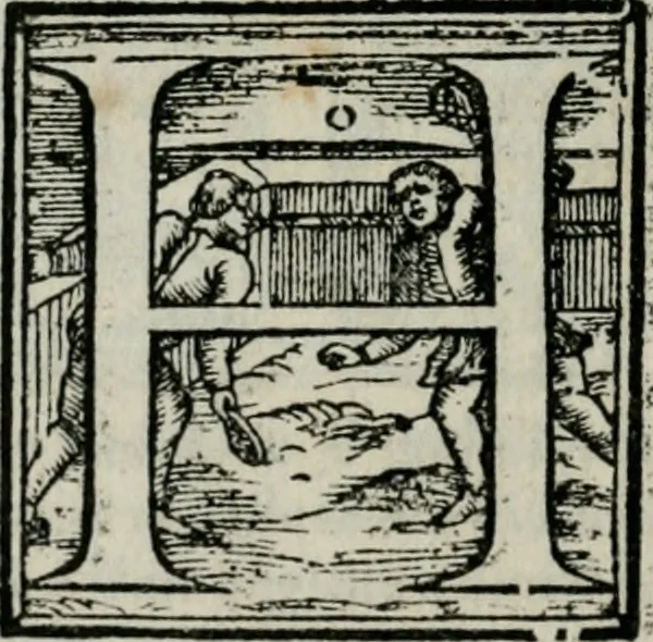 An illustration from Di Polidoro Virgilio da Vrbino De gli inventori delle cose : libri otto, 1587, leaf 227