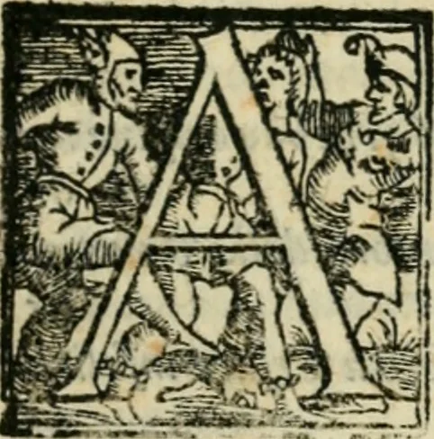An illustration from Di Polidoro Virgilio da Vrbino De gli inventori delle cose : libri otto, 1587, leaf 456
