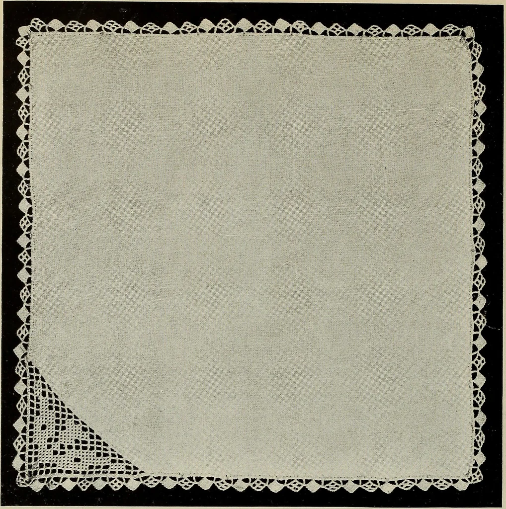 An illustration from Directions for making Poncetto lace, 1917, leaf 17