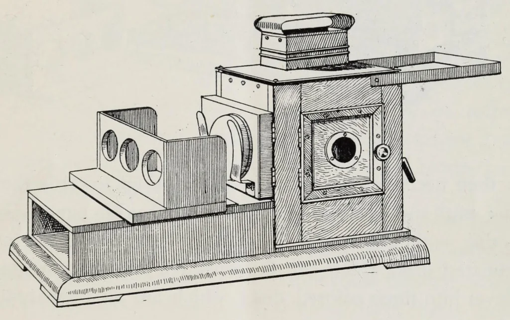 An illustration from Directions for use of the Krōmskōp lantern, 1898, leaf 7