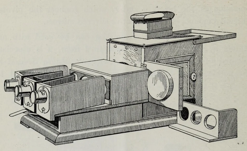 An illustration from Directions for use of the Krōmskōp lantern, 1898, leaf 8