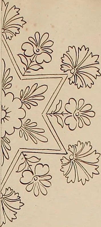An illustration from Directoire designs for textiles, 1793, leaf 12