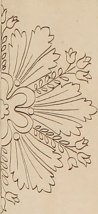 An illustration from Directoire designs for textiles, 1793, leaf 12