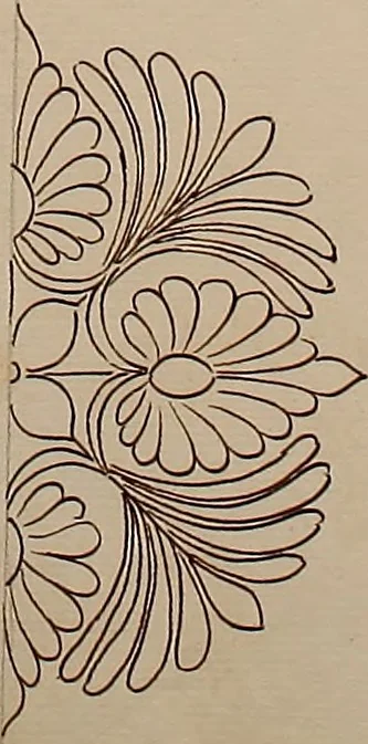 An illustration from Directoire designs for textiles, 1793, leaf 12