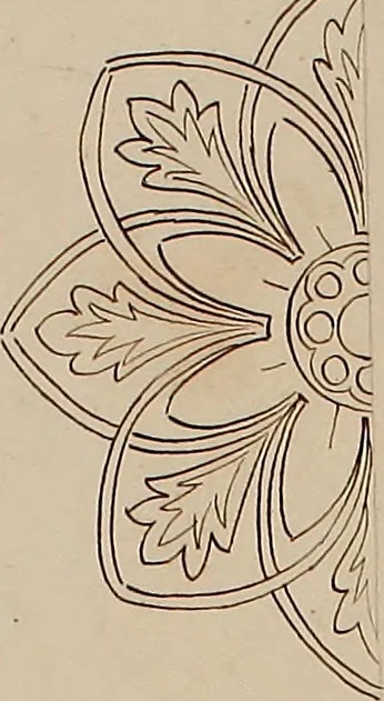 An illustration from Directoire designs for textiles, 1793, leaf 13