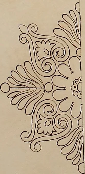 An illustration from Directoire designs for textiles, 1793, leaf 13