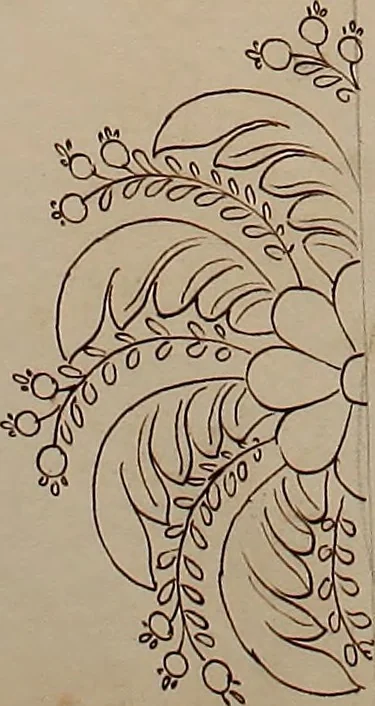 An illustration from Directoire designs for textiles, 1793, leaf 13