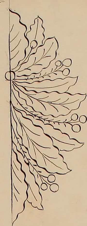 An illustration from Directoire designs for textiles, 1793, leaf 14