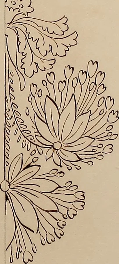 An illustration from Directoire designs for textiles, 1793, leaf 14
