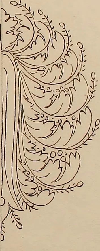 An illustration from Directoire designs for textiles, 1793, leaf 14