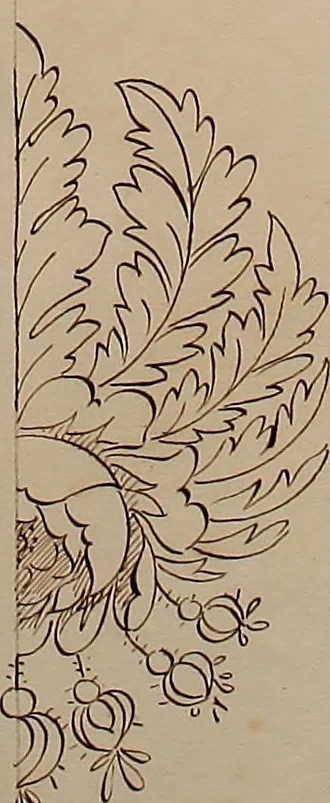 An illustration from Directoire designs for textiles, 1793, leaf 14