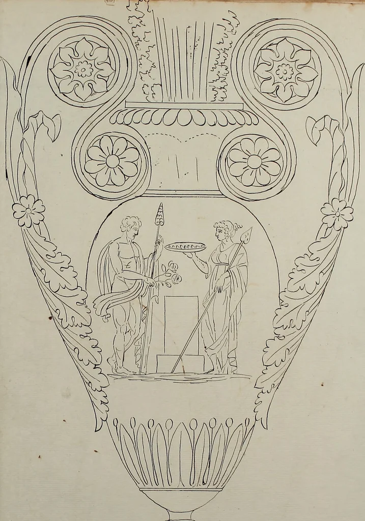 An illustration from Directoire designs for textiles, 1793, leaf 26