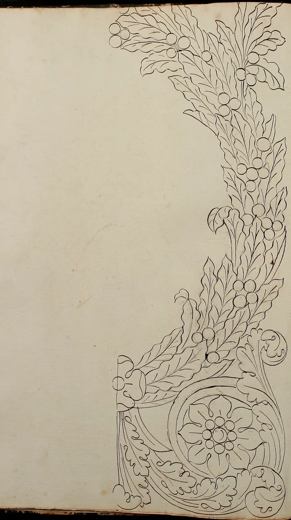 An illustration from Directoire designs for textiles, 1793, leaf 43