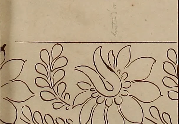 An illustration from Directoire designs for textiles, 1793, leaf 8