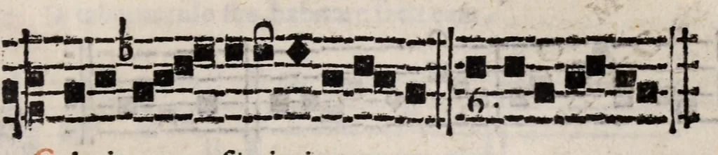 An illustration from Directorium chori : ad usum omnium ecclesiarum, tam cathedralium, quam collegiatarum, nuper restitutum, & nunc secundo in lucem editum, 1589, leaf 357