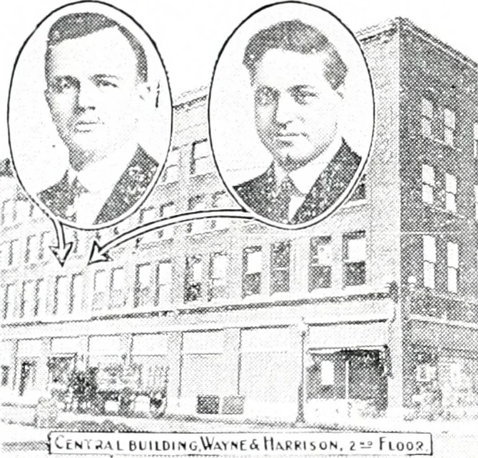 An illustration from Directory, West Jefferson St. Church of Christ, 1920 : West Jefferson St. Church of Christ is now called First Christian Church, 4800 S. Calhoun St., Fort Wayne, IN, 1920, leaf 16