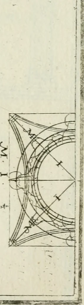 An illustration from Direzioni a' giovani studenti nel disegno dell'architettura civile, nell'Accademia Clementina dell'Instituto della scienze, 1753, leaf 158