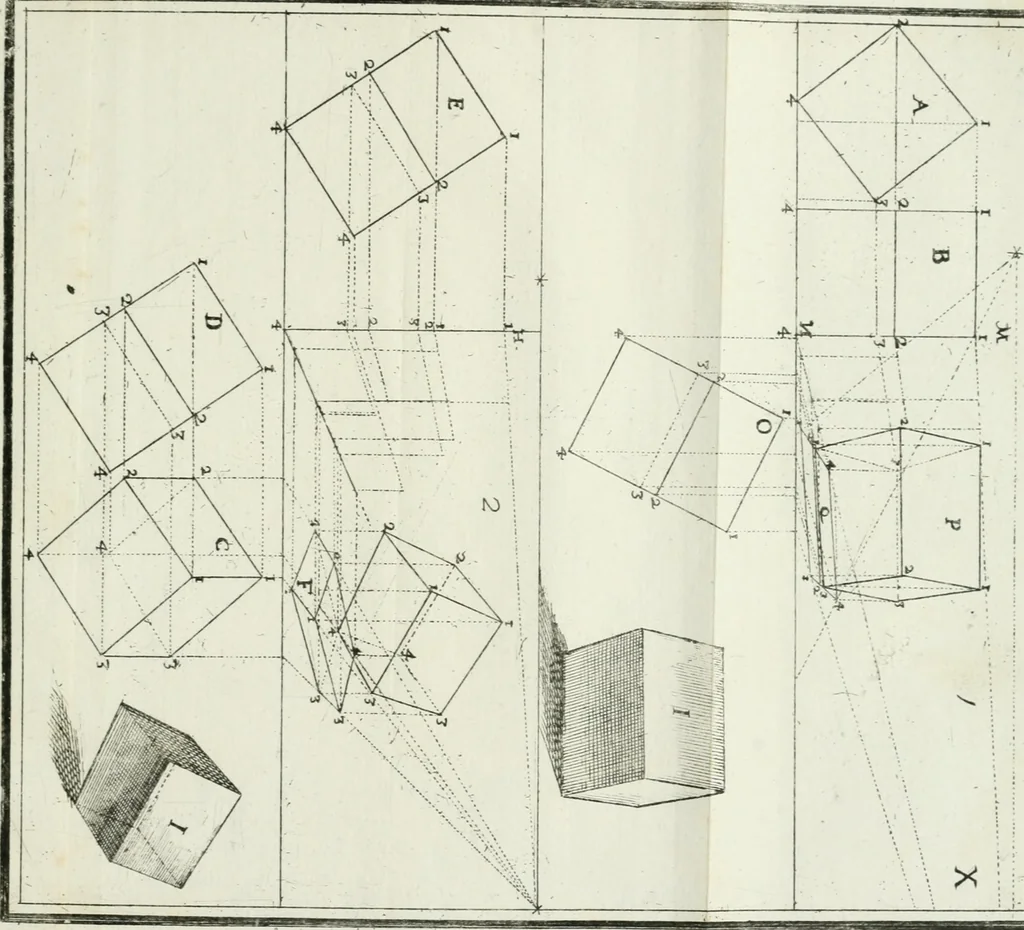 An illustration from Direzioni a' giovani studenti nel disegno dell'architettura civile, nell'Accademia Clementina dell'Instituto della scienze, 1753, leaf 112