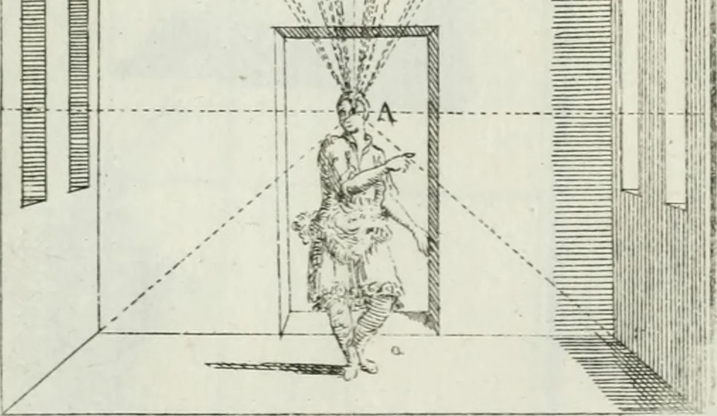An illustration from Direzioni a' giovani studenti nel disegno dell'architettura civile, nell'Accademia Clementina dell'Instituto della scienze, 1753, leaf 122