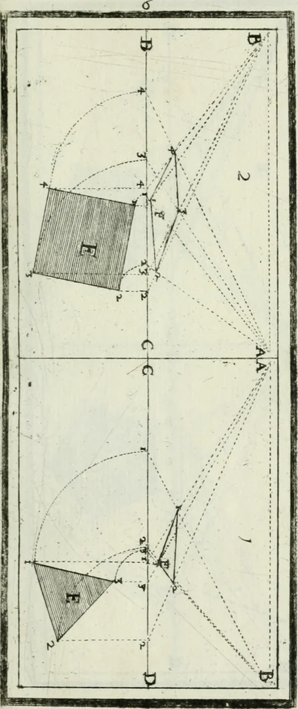 An illustration from Direzioni a' giovani studenti nel disegno dell'architettura civile, nell'Accademia Clementina dell'Instituto della scienze, 1753, leaf 36