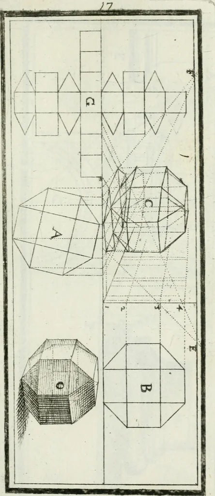 An illustration from Direzioni a' giovani studenti nel disegno dell'architettura civile, nell'Accademia Clementina dell'Instituto della scienze, 1753, leaf 82
