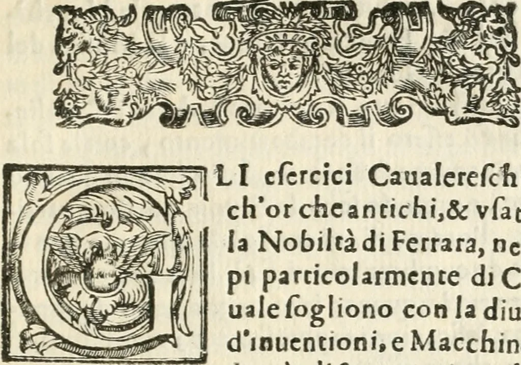An illustration from Discordia svperata : torneo combattuto in Ferrara in carneuale del anno 1635, 1635, leaf 10