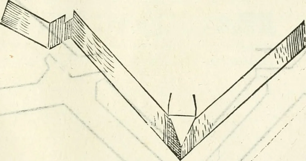 An illustration from Discorsi delle fortificationi, espugnationi, & difese delle città & d'altri luoghi, 1588, leaf 126