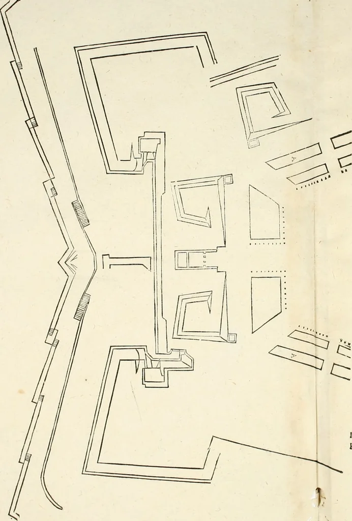 An illustration from Discorsi delle fortificationi, espugnationi, & difese delle città & d'altri luoghi, 1588, leaf 153