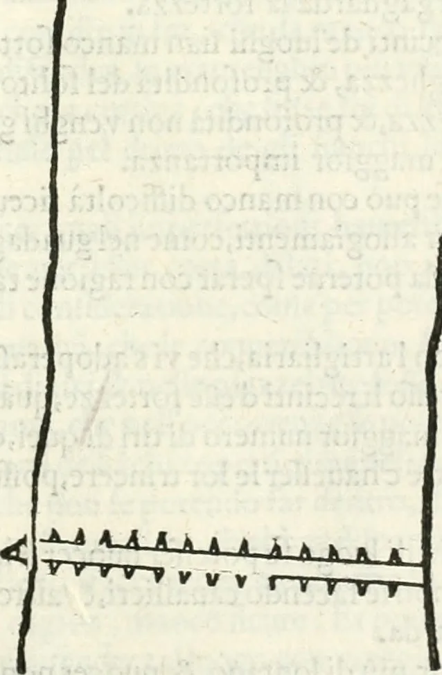 An illustration from Discorsi delle fortificationi, espugnationi, & difese delle città & d'altri luoghi, 1588, leaf 180