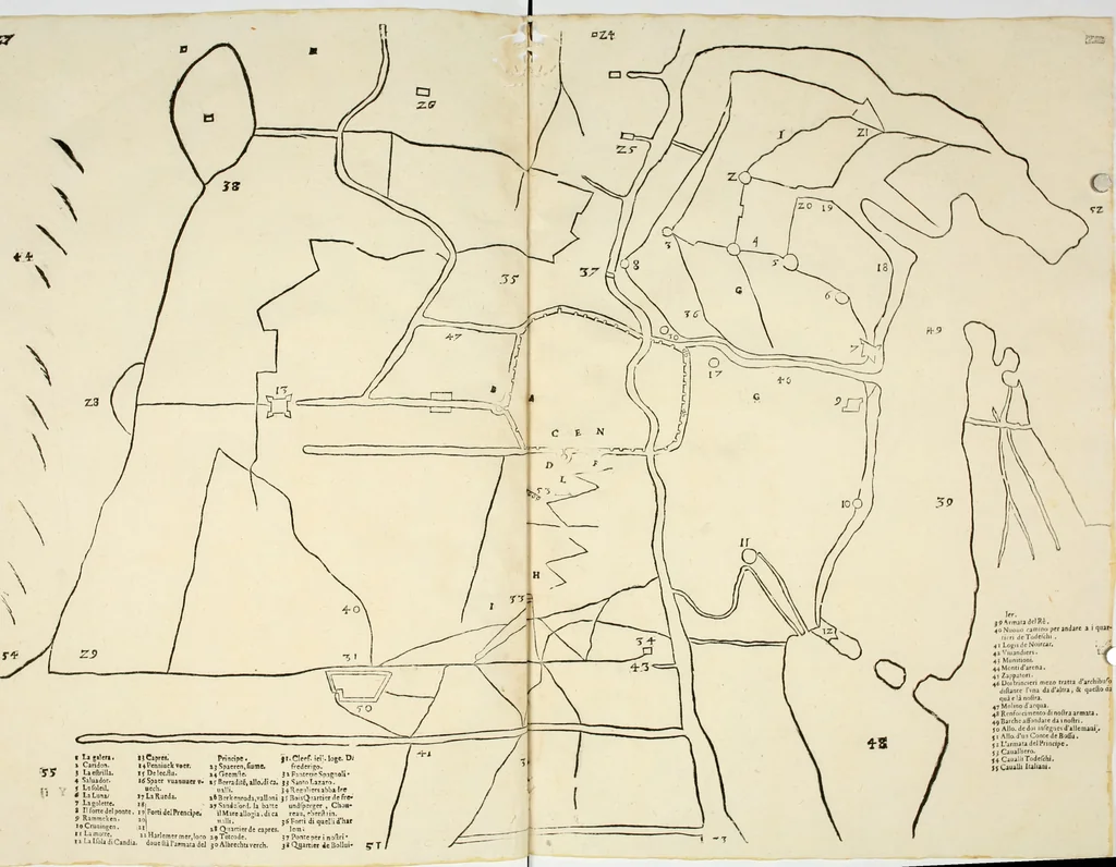 An illustration from Discorsi delle fortificationi, espugnationi, & difese delle città & d'altri luoghi, 1588, leaf 191