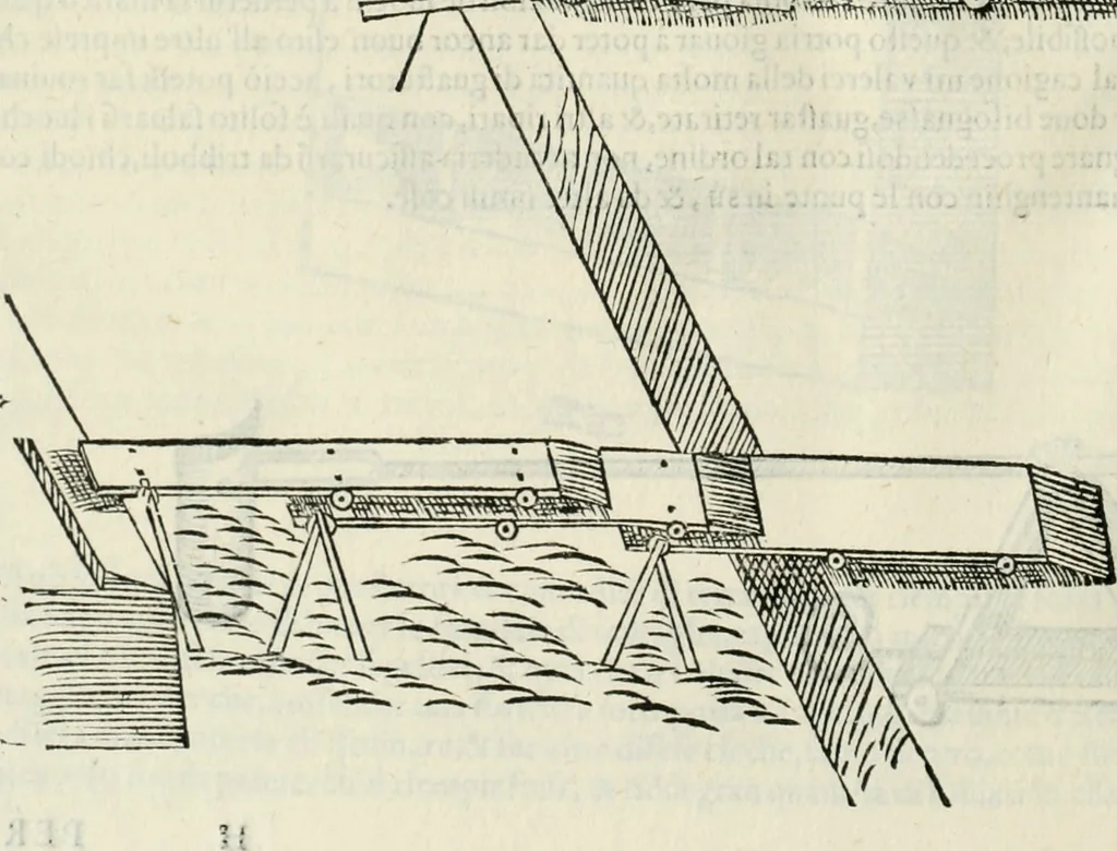 An illustration from Discorsi delle fortificationi, espugnationi, & difese delle città & d'altri luoghi, 1588, leaf 223
