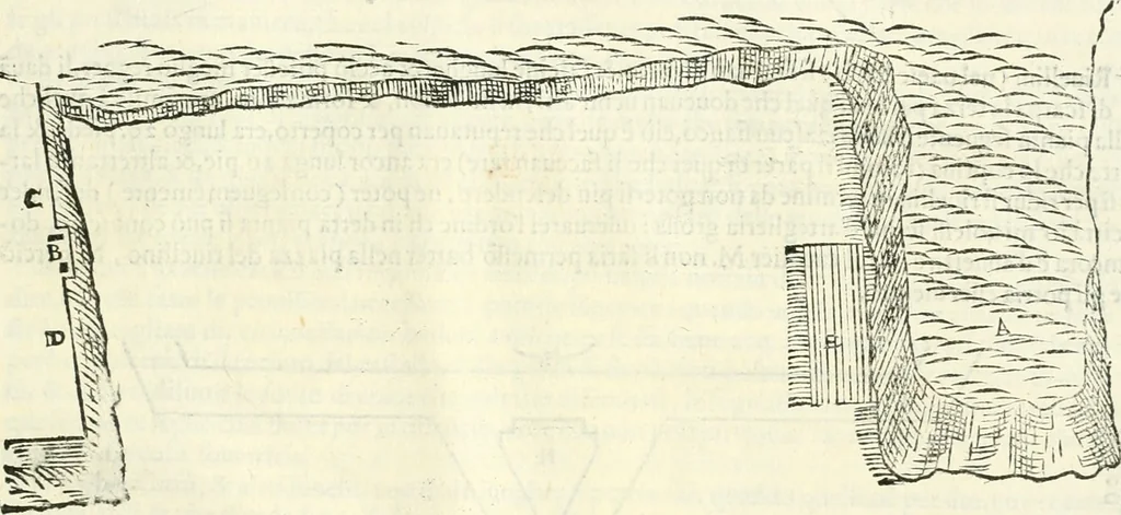 An illustration from Discorsi delle fortificationi, espugnationi, & difese delle città & d'altri luoghi, 1588, leaf 232