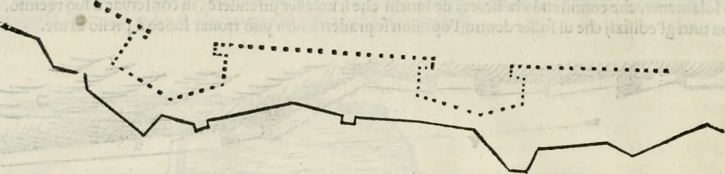 An illustration from Discorsi delle fortificationi, espugnationi, & difese delle città & d'altri luoghi, 1588, leaf 251