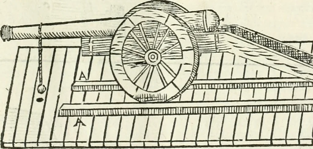 An illustration from Discorsi delle fortificationi, espugnationi, & difese delle città & d'altri luoghi, 1588, leaf 260