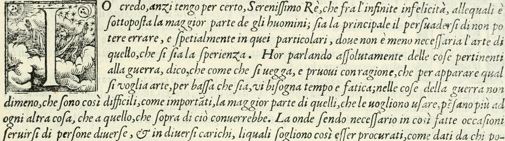 An illustration from Discorsi delle fortificationi, espugnationi, & difese delle città & d'altri luoghi, 1588, leaf 42