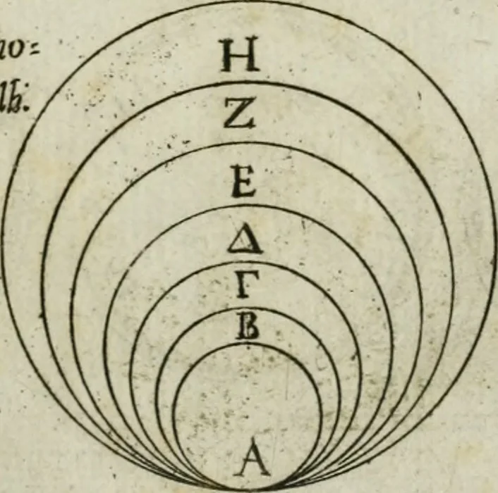An illustration from Discorsi del S. Don Antonio Agostini sopra le medaglie et altre anticaglie divisi in XI dialoghi : tradotti dalla lingua spagnuola nell'italiana con l'aggiunta di molti ritratti di belle, et rare medaglie .., 1592, leaf 10