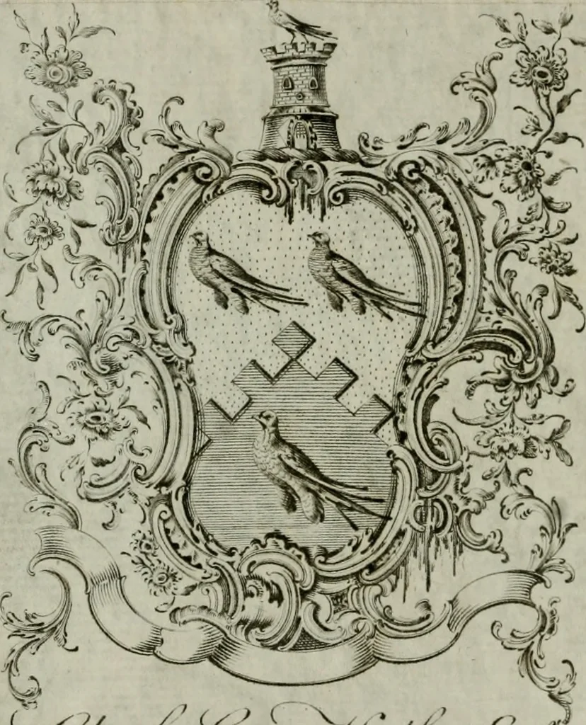 An illustration from Discorsi del sig. conte Guidobaldo Bonarelli ... in difesa del doppio amore della sua Celia, 1612, leaf 1