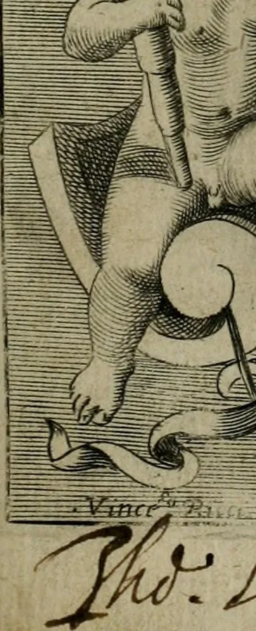 An illustration from Discorsi del sig. conte Guidobaldo Bonarelli ... in difesa del doppio amore della sua Celia, 1612, leaf 4