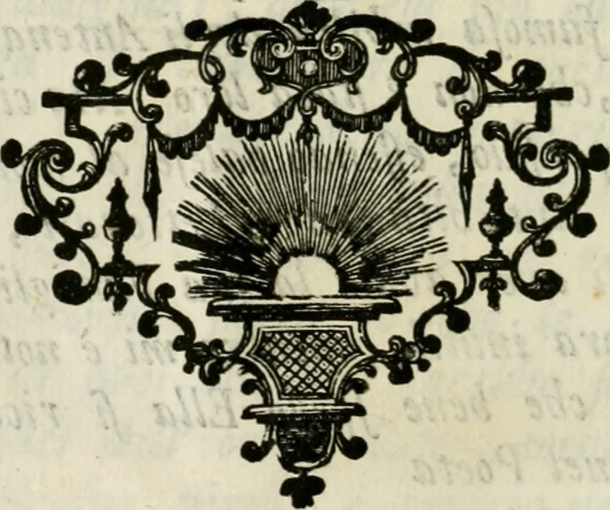 An illustration from Discorsi di architettura del senatore Giovan Batista Nelli : con la vita del medesimo ... : e du ragionamenti sopra le cupole, 1753, leaf 7