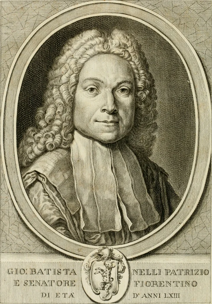 An illustration from Discorsi di architettura del senatore Giovan Batista Nelli : con la vita del medesimo ... : e du ragionamenti sopra le cupole, 1753, leaf 9