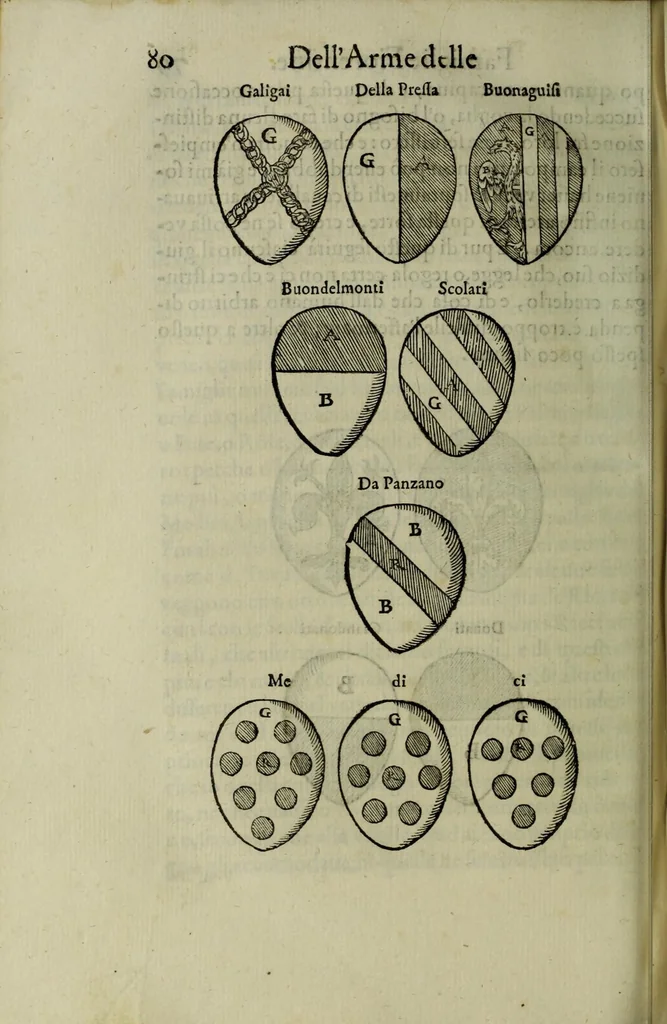 An illustration from Discorsi di Monsignore don Vincenzio Borghini : parte prima[-secunda] : la Recati a Luce da' deputati per suo testamento : con la tavola delle cose piu notabili, 1584, leaf 448