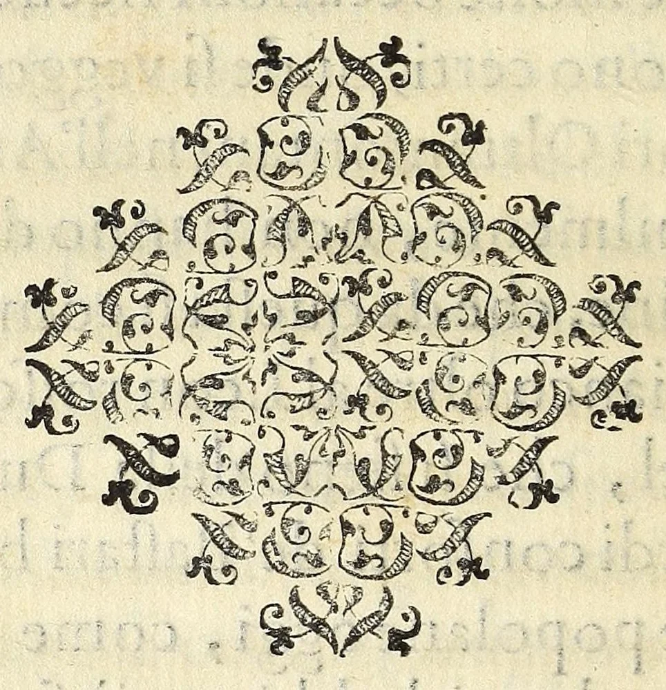 An illustration from Discorsi di monsignore don Vincenzio Borghini. Recati à luce da'deputati per suo testamento. Con la tavola delle cose piv notabili, 1584, leaf 140