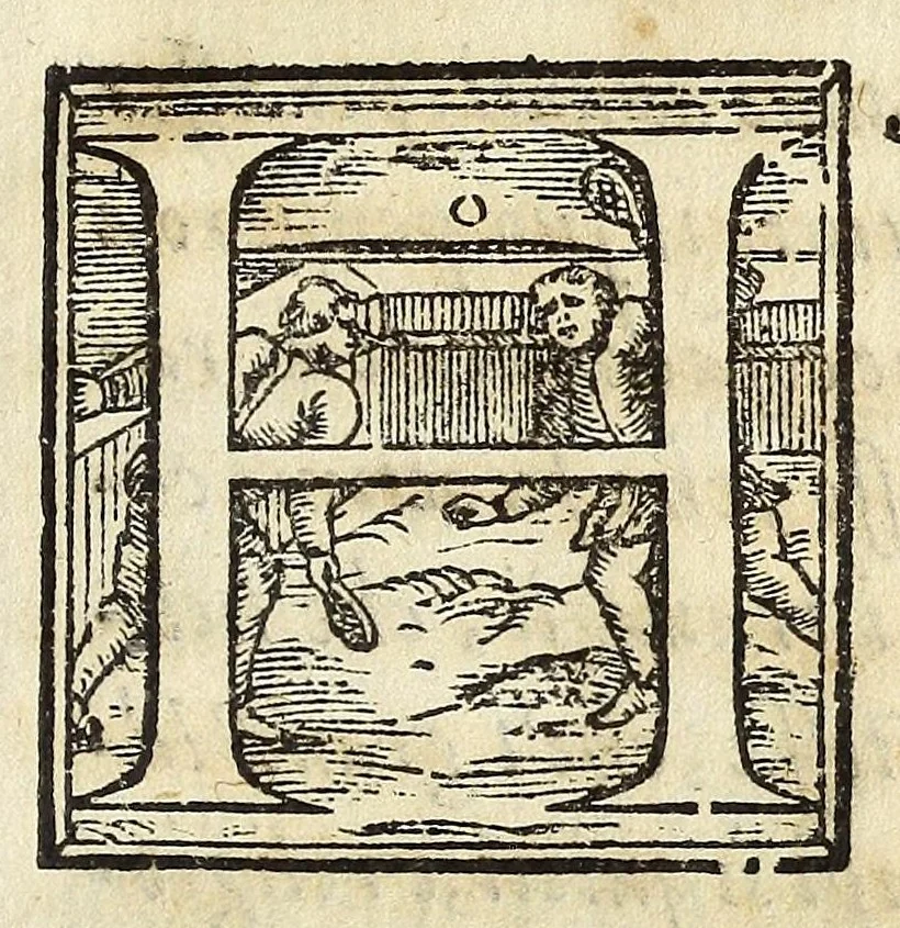 An illustration from Discorsi di monsignore don Vincenzio Borghini. Recati à luce da'deputati per suo testamento. Con la tavola delle cose piv notabili, 1584, leaf 361