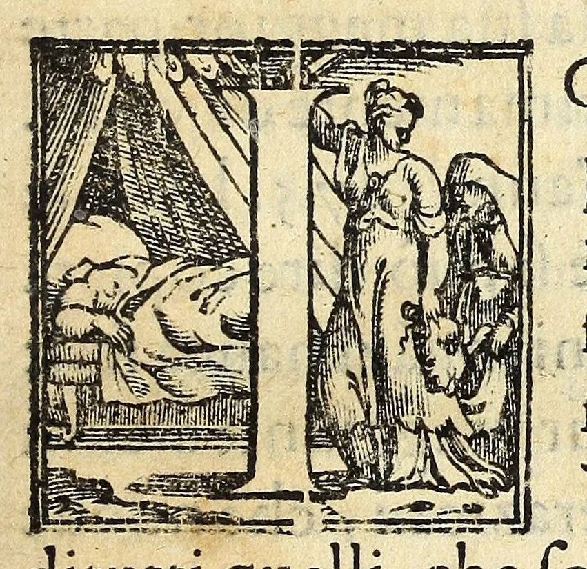 An illustration from Discorsi di monsignore don Vincenzio Borghini. Recati à luce da'deputati per suo testamento. Con la tavola delle cose piv notabili, 1584, leaf 363
