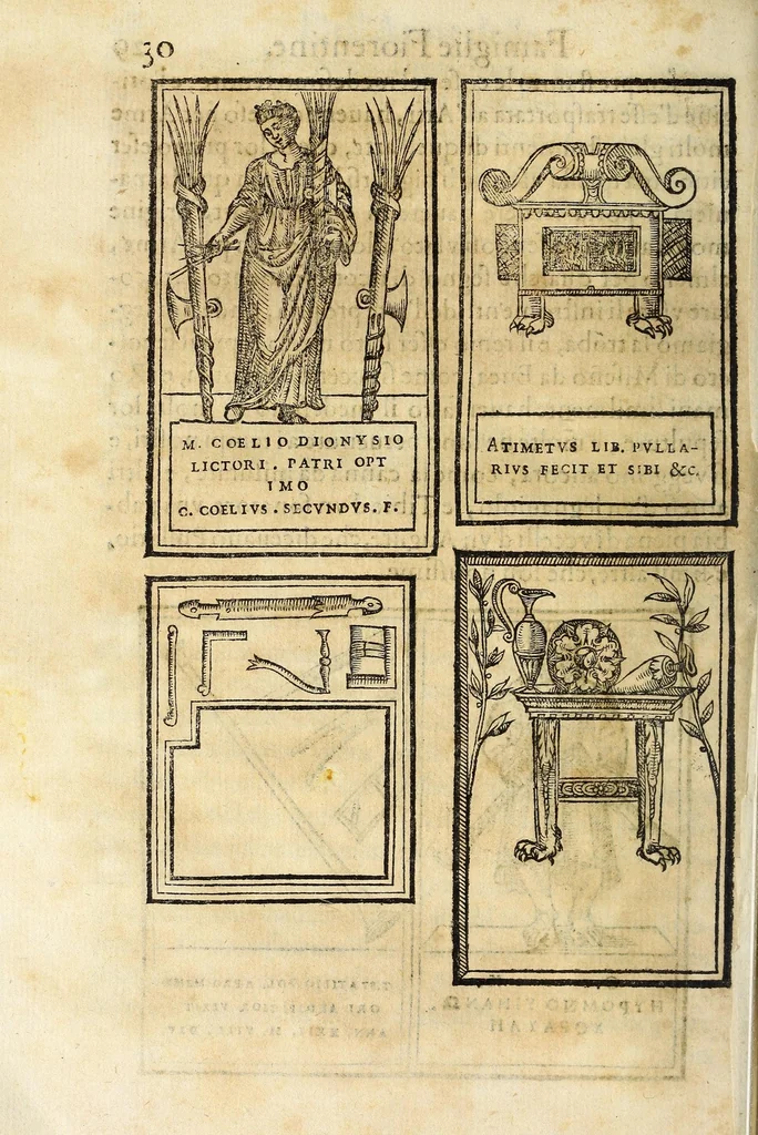 An illustration from Discorsi di monsignore don Vincenzio Borghini. Recati à luce da'deputati per suo testamento. Con la tavola delle cose piv notabili, 1584, leaf 40