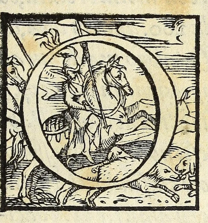 An illustration from Discorsi di monsignore don Vincenzio Borghini. Recati à luce da'deputati per suo testamento. Con la tavola delle cose piv notabili, 1584, leaf 7